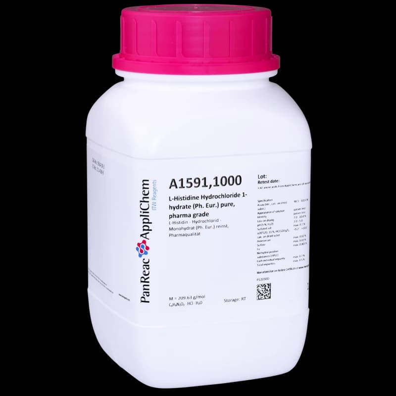 L-Histidin-Hydrochlorid-Monohydrat (Ph. Eur.) reinst, Pharmaqualität, 1 kg